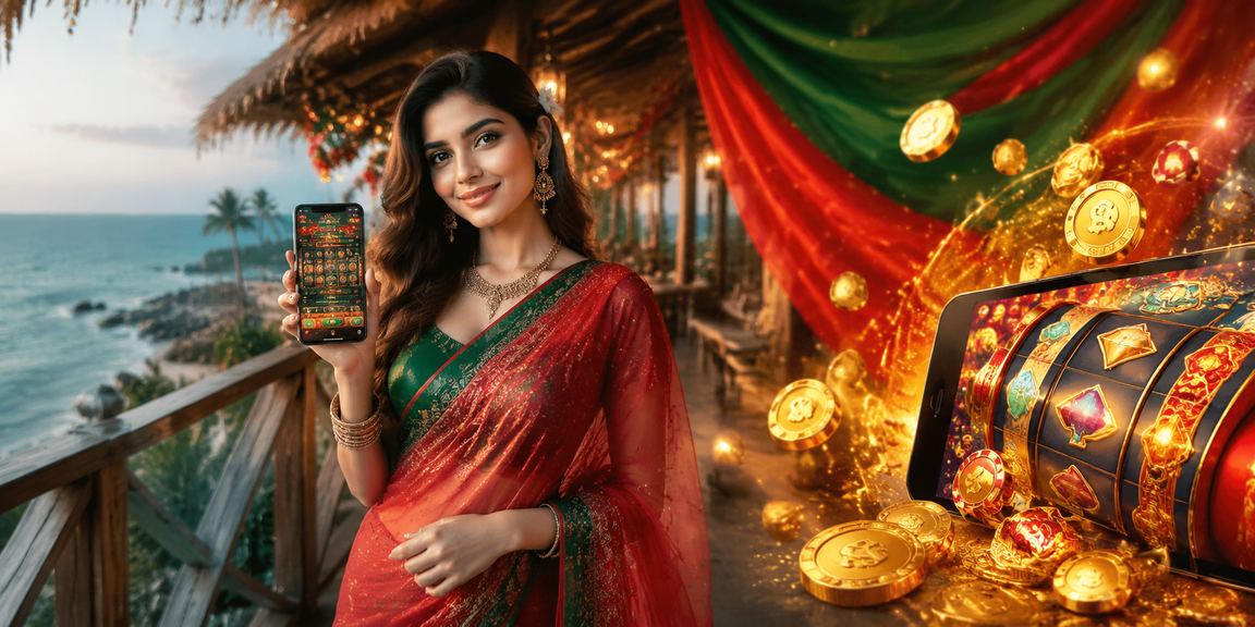 সেন্ট মার্টিনে মোবাইলে ক্যাসিনো গেম খেলার লাল-সবুজ পরিবেশ